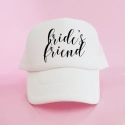 "The Friend" Λευκό bachelorette καπέλο για τις φίλες