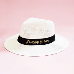 "Beachin" Panama hat for the friends