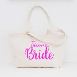 "Team Bride" Friends' zipper bag