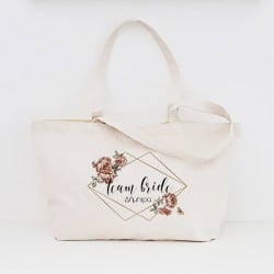 "Diamond Floral" Τσάντα για τις φίλες με φερμουάρ