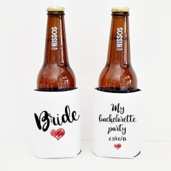 "Bride Heart" Cooler sleeve για τη νύφη