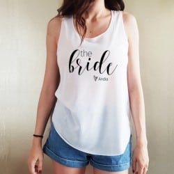 "The bride still" white...