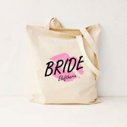 "Lips" Bridal Canvas bag