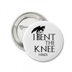 "Bent the Knee" Groom's Pin