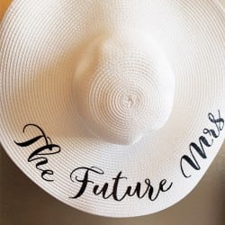 ''Future Mrs" floppy hat