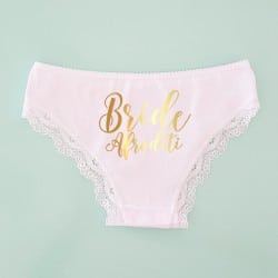 "Bride Still" Lace underwear