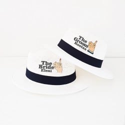 "The Finger" Set of panama hat