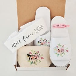 "Floral Spa" Maid of Honor Box