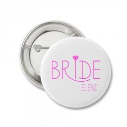 "Penelope Diamond Bride" Pin