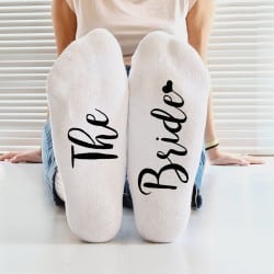 "Bromelo Heart" Bridal socks