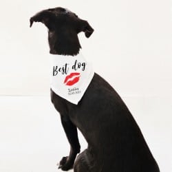 "Best Dog Lips" Wedding dog...