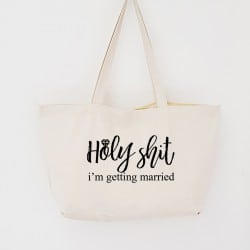 "Holy Shit" Bridal zipper bag