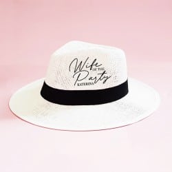 "Wife of the Party" Panama hat