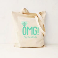 "OMG" Bridal Canvas bag