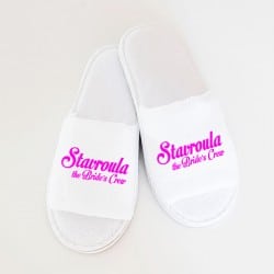 "Crew Name" Friends' Slippers