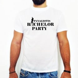 "Bachelor Party" white tshirt