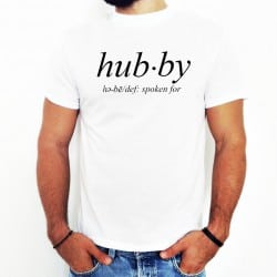 "Hubby Definition" white...