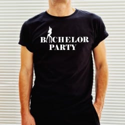 "Bachelor Party" black tshirt