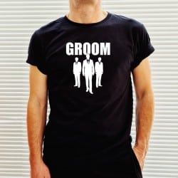 "Figures" Groom's Black tshirt