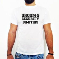 "Groom's Security" λευκό...