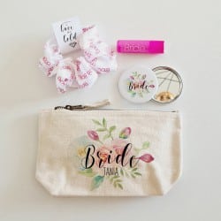"Floral Beauty Bag" Bridal Set