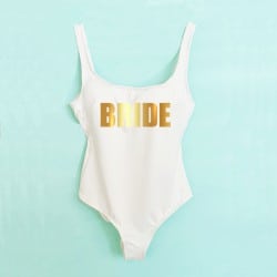 "Bride Simple" bridal swimsuit