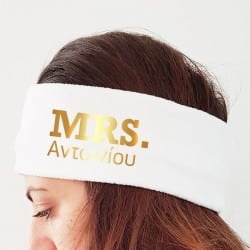 copy of "Mrs" bridal headband