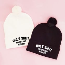 "Holy Shit" beanie with...