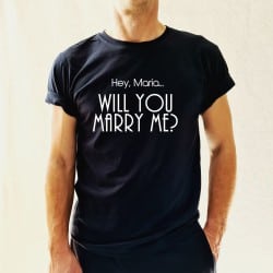 "Will you marry me" black...