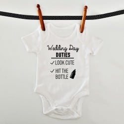 "Wedding Day Duties" Baby...