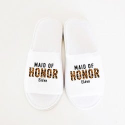 "Wild Maid of Honor" Slippers