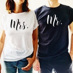 "Mr & Mrs Still" Set Tshirt...