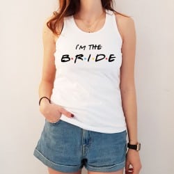 "Friends Bride" Bridal tank...