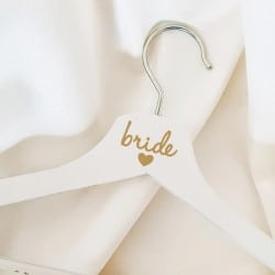 "Halo Heart Bride" hanger