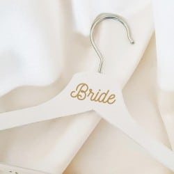 "Curly Bride" hanger