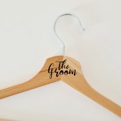 "Fancy Groom" hanger