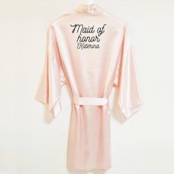 "Curly Maid of Honor" Satin...