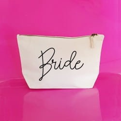 "Slowfall" Bridal make up bag