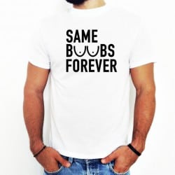 "Same Boobs" λευκό tshirt...