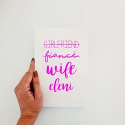 "Girlfriend-Wife" Bridal...