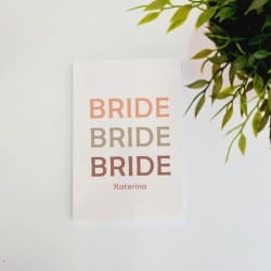 "Bride Bride Bride" Bridal...