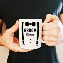 "Bowtie Groom" mug