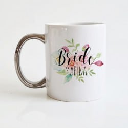"Floral Bride" mug with...
