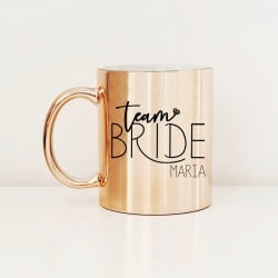 "Penelope Team" rose gold mug