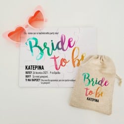 "Rainbow Bride" bridal...