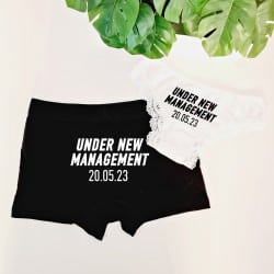 "Under New Management"...