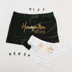 "Honeymoon Vibes" Underwear...