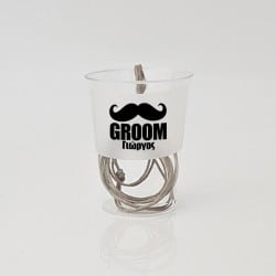 "Mustache Groom" κολιέ...
