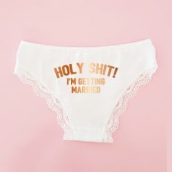 "Holy Shit" Bridal lace...
