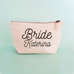 "Curly" Bridal make up bag